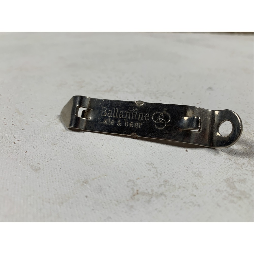 Vintage Ballantine Ale & Beer Can / Bottle Opener Newark New Jersey Brewery